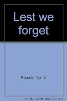 Unknown Binding Lest we forget Book