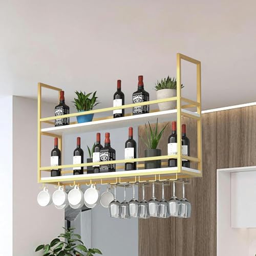 Support de bouteille de vin suspendu industriel pour optimiser la cuisine - 4