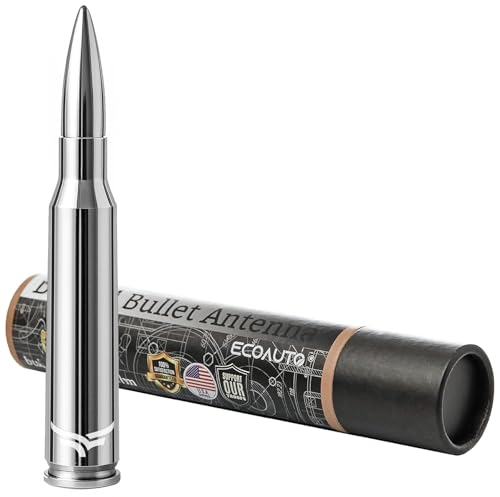 50 Cal Badass Bullet Antenna® Fits Chevy Silverado & GMC Sierra Truck Accessories — Short Replacement Antenna for Trucks — Chevy Silverado 1500 Accessories — Ditch The Whip & Upgrade Your Truck by EcoAuto - Image 9