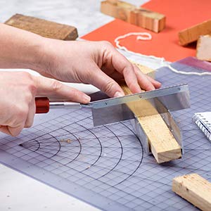 image for Excel Blades Metal Mitre Box - Small 6-Inch Aluminum and Steel Tool fo