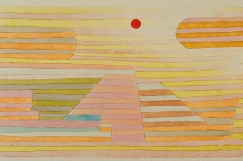 Peinture Paul Klee Soirée à Gypten pour illuminer votre salon ou bureau avec un paysage coloré
