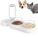 【Diseño de Separación en Seco y Húmedo】: La dieta saludable de las mascotas debe comenzar con la separación de lo seco y lo húmedo. El cuenco para gatos se divide en un cuenco de agua, un cuenco de comida seca y un cuenco de comida húmeda, lo que le permite ahorrar tiempo y esfuerzo al alimentar a su gato. Al mismo tiempo, proporcione hábitos alimenticios saludables a las mascotas.