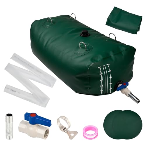 Réservoir d'eau pliable Blueshyhall grand sac à eau en PVC avec robinet pour le camping