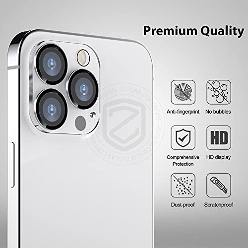 [2 Pack] Zuslab Camera Lens Screen Protector For Iphone 13 Mini/Iphone 13 Tempered Glass-Anti-Scratch 9H Hardness Hd Clear #TOP1