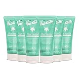 VACATION Mini After Sun Gel, Travel Size Soothing Aloe Vera Gel for Sunburn Relief, Hydrating & Cooling, Non-Sticky Aftersun Care, 1oz (Value Pack of 6)
