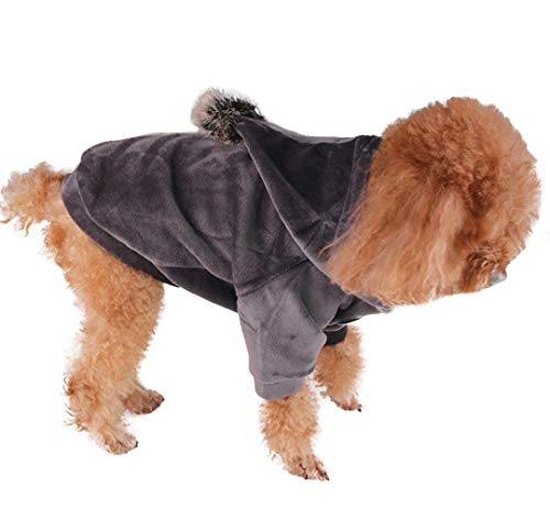 Hund Katze Pullover,Winter Warm Fleece Pullover Cover