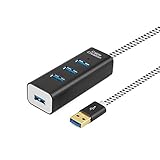 ▶【Breite Kompatibilität】: Kompatibel mit Windows, Mac OS X, MacOS, Linux-Systemen; Abwärtskompatibel mit USB 2.0 / USB 1.1. Hochgeschwindigkeits-USB-Hub (bis zu 5 Gbit/s) für MacBook, MacBook Pro / Mini, Ultrabooks, Surface Pro, iMac, Surface, XPS, PS4, PS5, USB-Sticks, Mobile Festplatte, Bluetooth-Sender, Raspberry Pi-Controller, DVR-System der Überwachungskamera usw.