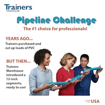 Trainers Warehouse Pipeline Challenge | Professional Teambuilding Experience - Build Teams, Communication & Leadership - Facilitate with Ease - Facilitate with Ease