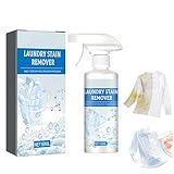 Nicht-ionische Wäschevorbehandlung, Textil-Emulgator, Fleckenentferner-Spray (Trockenreinigungseffekt) für Fett, Öl und Speisereste auf Kleidung und Schuhen (1STÜCK)