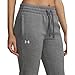 Under Armour Women's Rival Fleece Joggers, (028) Castlerock Light Heather / / White, X-Small