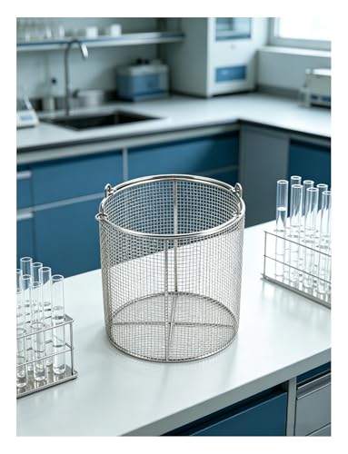 Panier pour tubes à essai et nettoyage de composants métalliques par immersion