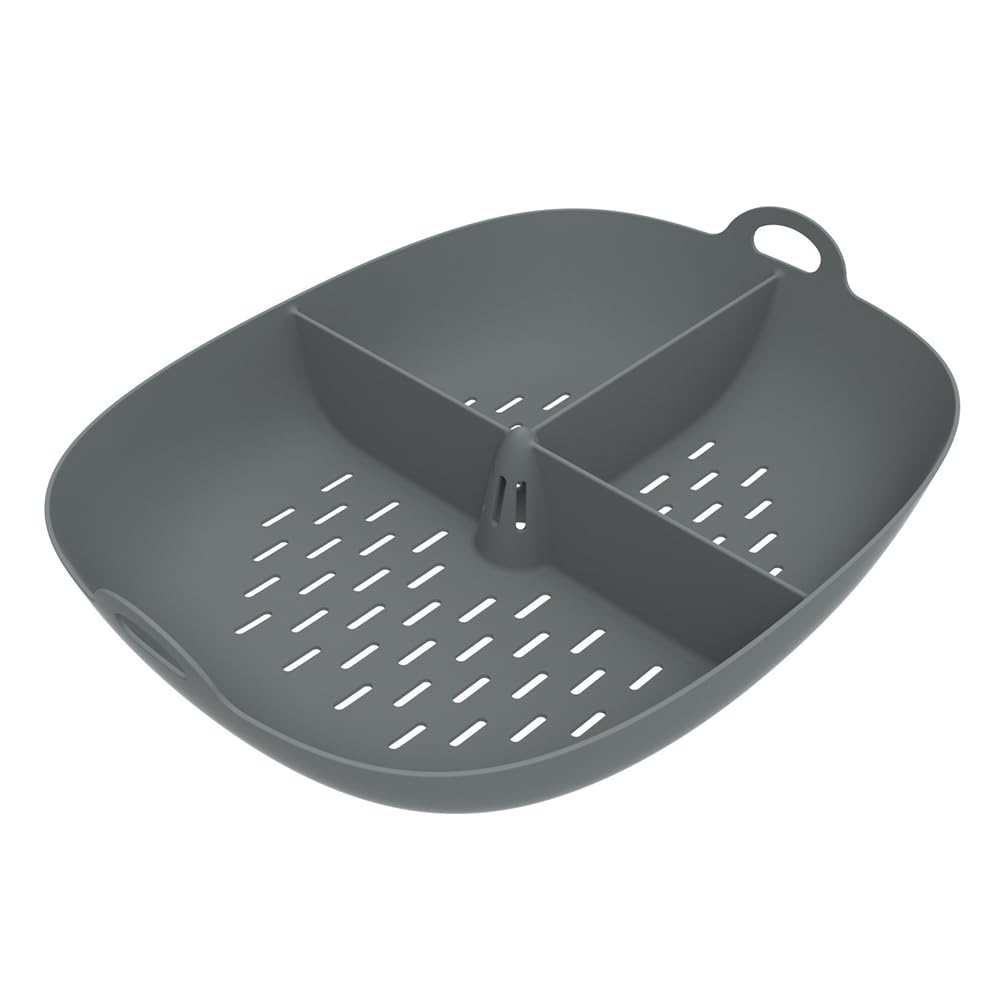 Aundhegrtt For TM7 Multi-Functionality Steamer Insert- Silicone Steaming Tray Silicone Mesh Divided Design A