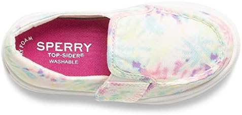 Sperry unisex child Saltie Jr Washable Moccasin, Tie Dye, 5 Little Kid US | Image 4