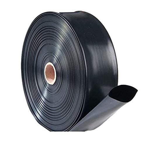 BONERVA MANGUERA PLANA PLASTOCANAL ROLLO DE 100 METROS (1500 GALGAS) (300 MM) - NEGRO - POLIETILENO (PE) - MANGUERA DE RIEGO - ARTÍCULO FÍSICO - 1 UNIDAD - IDEAL PARA AGRICULTURA - SIN PRESION