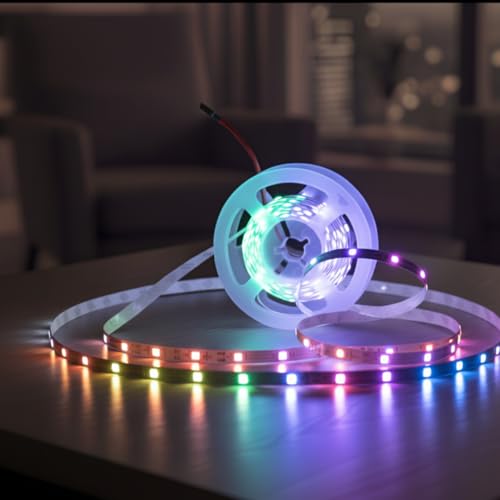 Image of LED Strip Light for Home Decoration | Waterproof Adhesive Cove Lighting for Ceiling, Cabinet & Festive decor, 3.5 mtrs. (Multicolor, 60 LED per Meter)