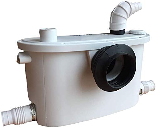 Macerator - Bomba sanitaria 4 en 1 para inodoro, fregadero, ducha, 400...