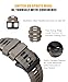NotoCity for Fenix 7 Pro Band 22mm Width Fenix 6 Strap for Fenix 5/Fenix 7/Fenix 5 Plus/Fenix 6 Pro Soft Silicone Watch(Brown Dark-Gray)
