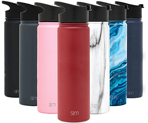 Simple Modern 22 Ounce Summit Water Bottle - Stainless Steel Tumbler Metal Flask