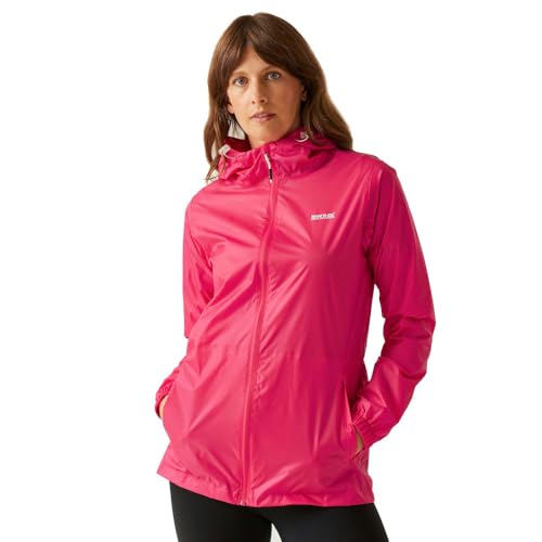 Regatta Damen Pack it III wasserdichte Shell Jacke, schwarz, M (Herstellergröße: 14), l, RWW305