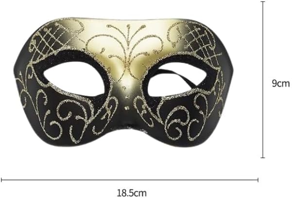 Party Colourful Super Saver Plain Eye Mask for Halloween, Xmas Party, Birthday Party, Adult Party for Men and Women Masquerade Ball Mask Pack of 06