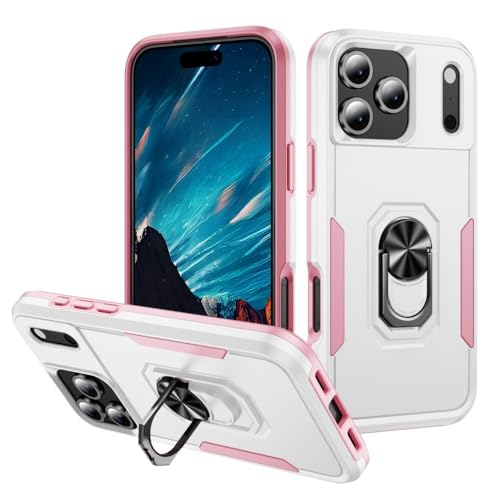 Coque rigide silicone iPhone 13 Pro Max pour éviter les chutes avec anneau antichoc