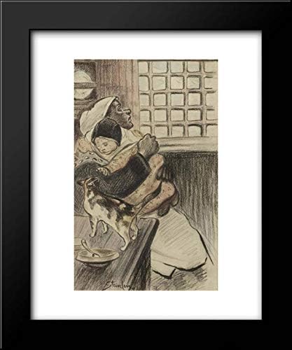 Dans La Cuisine 15x18 Framed Art Print by Theophile Steinlen