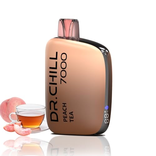 DR.CHILL7000 �i�h�N�^�[�`��7000�j �g���̂� �d�q�^�o�R�y7000��z���\�z �t���[�o�[ �x�C�v VAPE �V�[�V�� ��e�� �։��T�|�[�g �j�R�`������ �^�[������ ���� LED�f�B�X�v���C���� �����^�� �����C�^�o�R (�s�[�`�e�B�[)