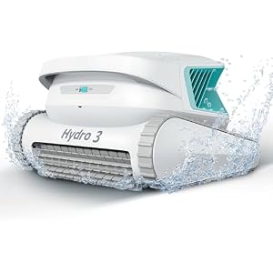 2026 Chasing Hydro 3 Robotic Pool Cleaner for Inground/Above Ground Pools, 150W Cordless Pool Vacuum, Max 200min Runtime, 4.1L Filter Basket, Auto Waterline/Wall Cleaning, Max 1076 sq.ft Cov