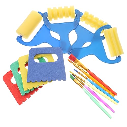 CORHAD Early Education Paint Toy Set 1 Set Draw Scraper Boys and Girls Paint Brush Painting Tool