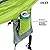 ENO SingleNest Hammock - Lightweight, 1 Person Portable Hammock - for Camping, Hiking, Backpacking, Travel, a Festival, or The Beach - Grey/Chartreuse