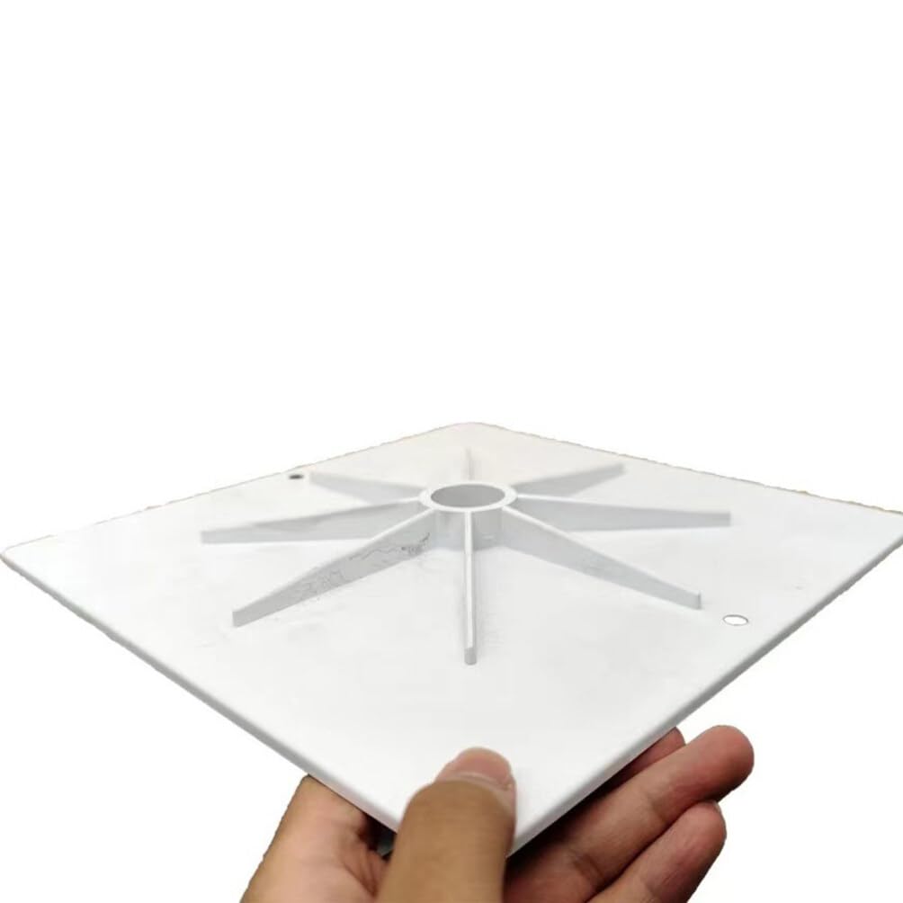 Sosoport Cubierta De Skimmer para Piscina Tapa De Cubierta De Recipiente De Desechos Válvula De Skimmer Cuadrada Placa De Repuesto 2 Uds.