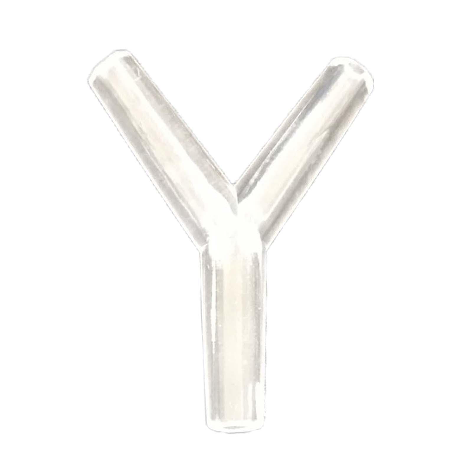 Quxvuis Y Shaped Aquarium Air Pump Connector Efficient Air Tubing Splitter Strong Hose Connection Fish Tank Care Aquarium Tubing Splitter Replacement Parts