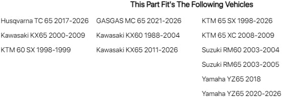 Tusk Flexible Cylinder Hone 42-45mm Compatible with KTM 65 SX 1998-2026 Kawasaki KX65 2000-2026 Yamaha YZ65 2018-2026 Husqvarna TC 65 2017-2026