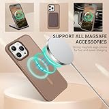 GaoBao Magnetic for iPhone 14 Pro Case,[Compatible with MagSafe] Slim Fit iPhone 14 Pro Phone Cases Thin Shockproof Translucent Matte Back Magnetic Protective Cover for iPhone 14 Pro,Desert Titanium - Image 2