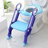 【 Materiales de alta calidad 】Wc niños hecho de plástico y el reductor está terminado en esponja para que los niños y las nalgas de los enanos no se lastimen. Nuestro entrenador de inodoro está hecho de material plástico seguro, que no es tóxico ni tiene olor.