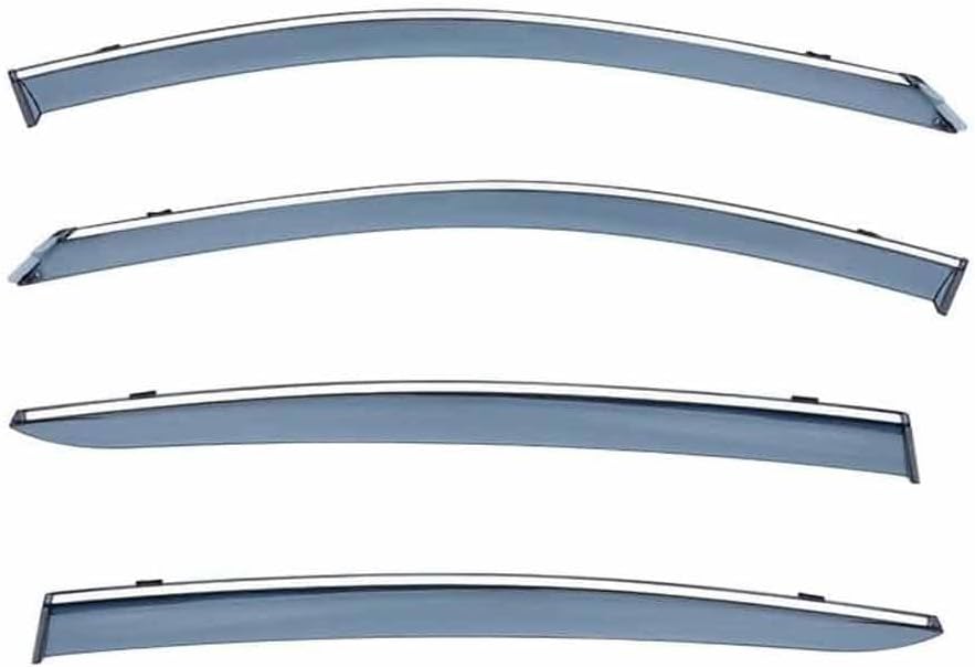 Car Windshield Rain Guards for Suzuki Alto MK7-A-Star 2009-2018, Front Rear Window Wind Deflectors Visors Waterproof Deflector Windows Exterior Accessories