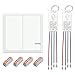Lichtschalter Set 230V Funkschalter - Thinkbee 2-fach Funk Lichtschalter mit 2 Empfängern, kabelloser Wandschalter/Funktaster für 2 Lampen, IP66 Schalterpanel, bis 500 m Reichweite,1000W,ohne WLAN/App