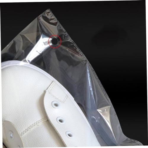 Homoyoyo 100PCS Transparent Self Sealing Clothes Packing Bags Plastic Garment Storage for Shoes Clothes and Accessories Odorless Moisture for Home3