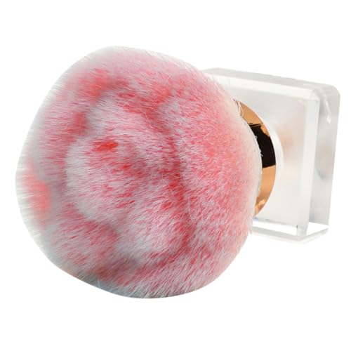 IWOWHERO Powder Brush Portable Foundation Makeup Brush for Loose Powder Blush Nail Dust Gentle on Sk