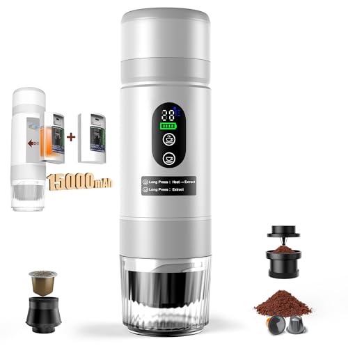 Best Coffee Machine For Mobile Van 19 Portable Coffee Machine with 2 Removable rechargeable Batteries 15