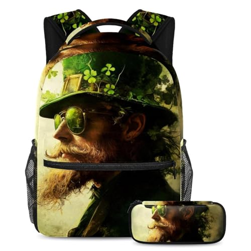 Sac à dos grande capacité vintage pour voyage et randonnée ado