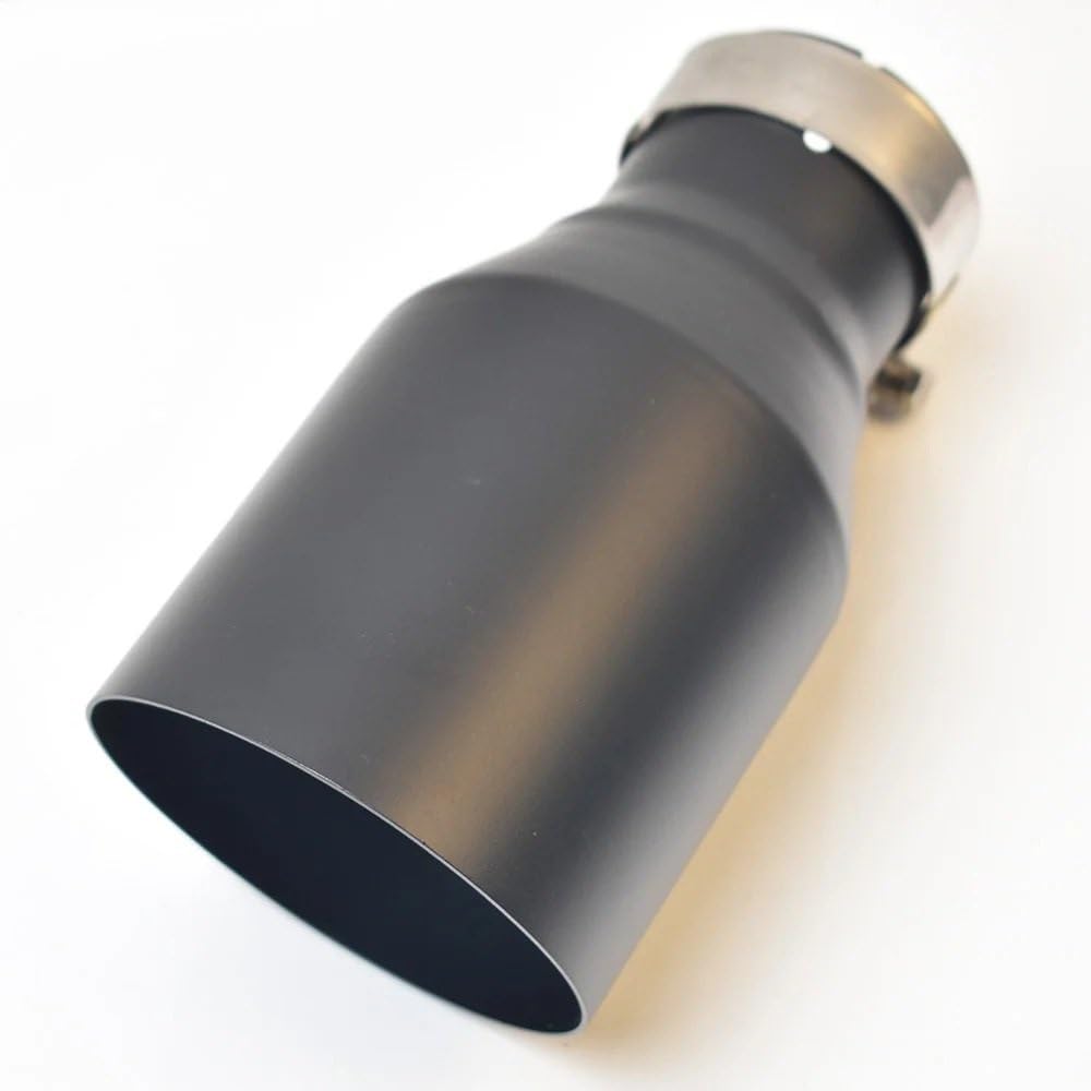 Tłumik Samochodowy Zestawy końcówek wydechu samochodowego Tłumik samochodowy ze stali nierdzewnej, matowy czarny Car Exhaust Muffler Pipe(57-101)