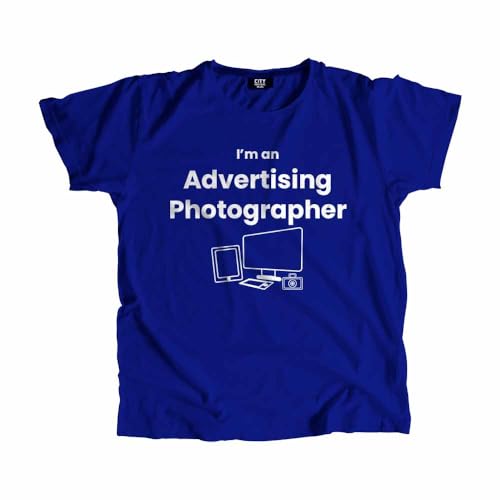 T-shirt photographe de studio bleu pour vos sessions photo