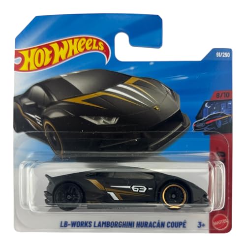Image of Hot Wheels LB-Works Lamborghini Huracan Coupe [Black] Night Speed 8 /10, 91 /250, 1:64 Scale Diecast Toy Vehicle