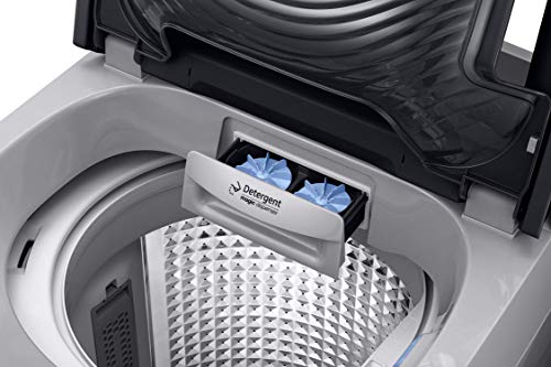 Image of Samsung 7.0 Kg Inverter 5 star Fully-Automatic Top Loading Washing Machine (WA70N4561SS /TL, Imperial Silver, Wobble Technology)