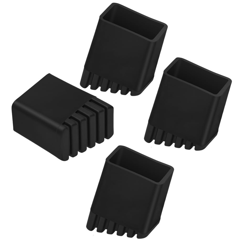 Xnuiasqe 4pcs Rubber Feet for Ladders Feet Ladder Foot Cover Rubber Ladder Feet Foot Caps for Step Ladders 20x30mm