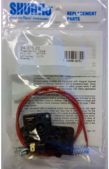 94-375-20 Replacement pressure switch 150 psi for water pump G11234-1