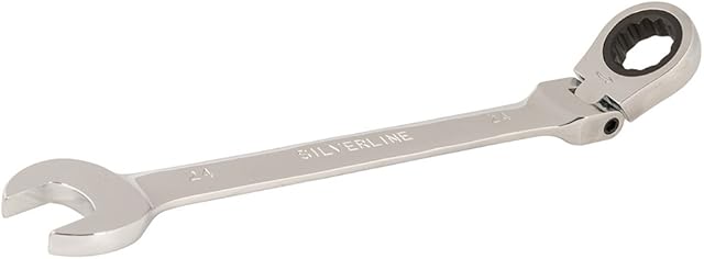 Silverline 228556 Flexible Head Ratchet Spanner 24 mm
