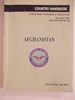 Afghanistan Country Handbook B004YFADKO Book Cover