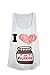 Produktbild GL BOUTIK I Love Nutella Text Summer Vest TOP - Tank TOP - Unique Size - Tank-top Sieht - Unterhemd